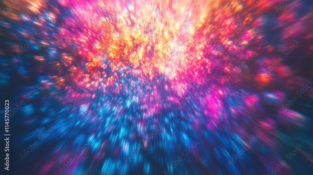 Poster abstract colorful blur wallpaper with vibrant hues creating a mesmerizing background texture for des