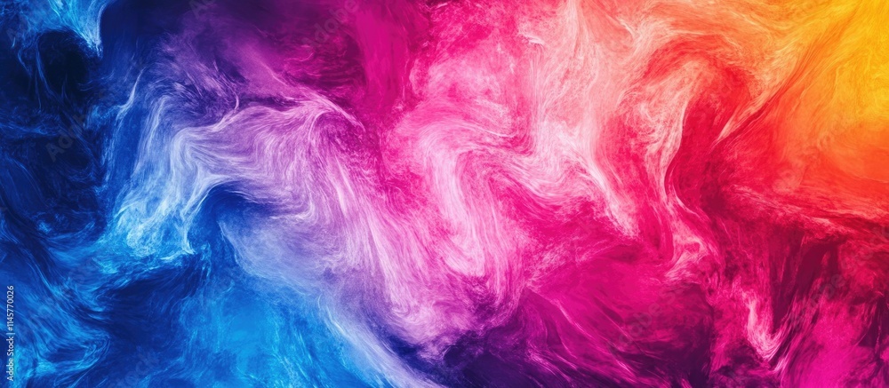 Poster vibrant abstract gradient texture showcasing luminous colors and artistic grain noise perfect for de
