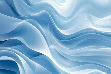 Fototapeta premium A swirling blue liquid art background with white highlights, creating an abstract and mesmerizing design, abstract blue background, Abstract blue fluid texture background.