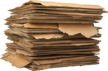 Stacked Cardboard Layers