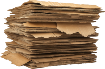 Stacked Cardboard Layers