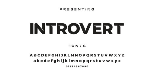 Creative geometric modern urban alphabet font. Digital abstract futuristic, fashion, sport, minimal technology typography.