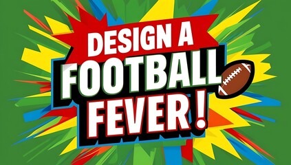 Design A Football Fever Graphic Design Illustration