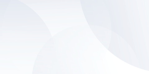 Abstract white background with white circle art modern simple abstract