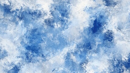 Fototapeta premium Blue and white abstract texture background evoking a serene natural sky atmosphere perfect for design and creative projects