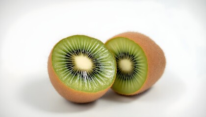 kiwi fruit on a white background