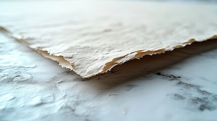 The edge of a sheet of paper hints at the potential for home improvement and decorating projects.