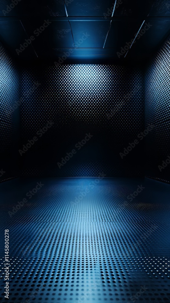 Poster abstract blue and black are light pattern with the gradient is the with floor wall metal texture sof