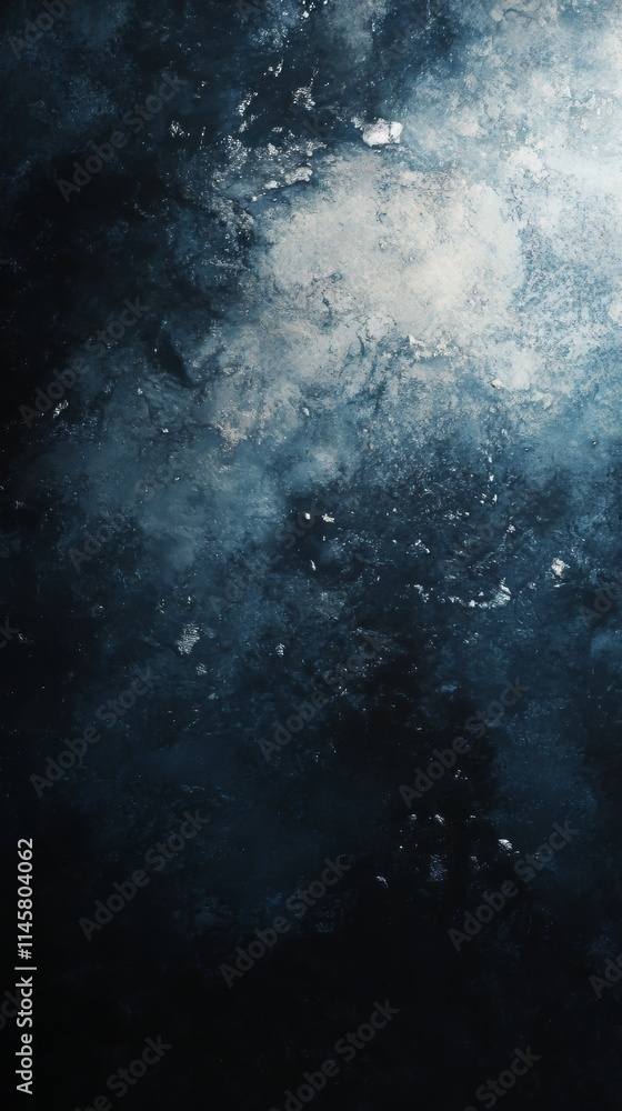Poster grey, blue glowing abstract noise texture poster backdrop. sleek gradient pattern with smooth flowin