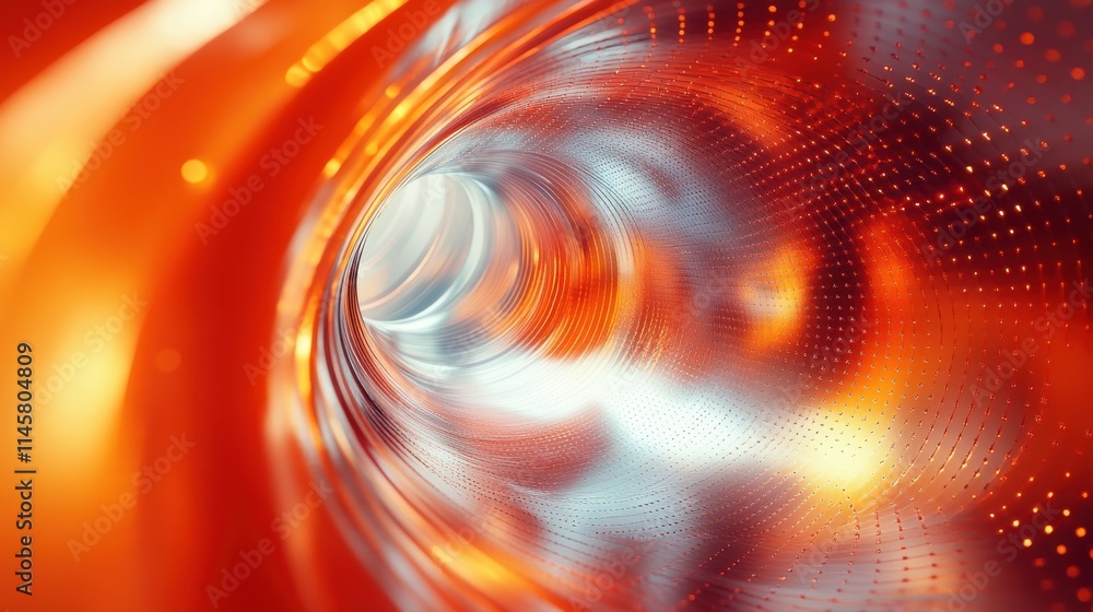 Poster abstract background design rotating geometric shapes seamless looped animatio