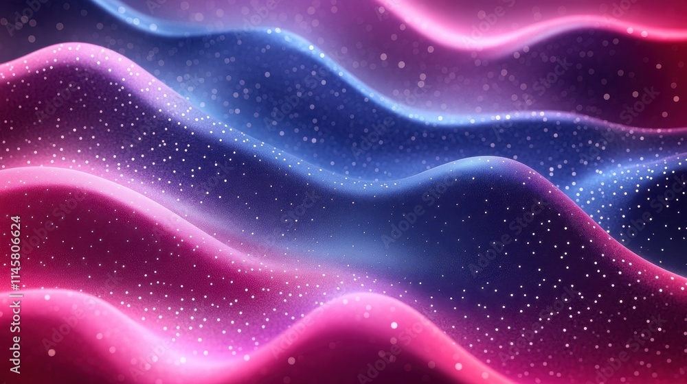 Poster abstract background design wavy polka dot pattern seamless looped animatio