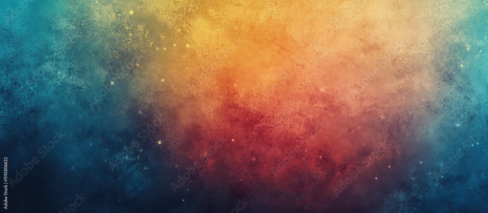 Poster vintage textured bokeh backdrop in warm hues creating an abstract artistic background for design and