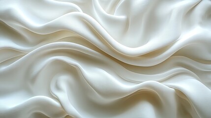 Obraz premium White paper with a wave texture offers a versatile canvas for creative projects, marketing banners, and artistic endeavors.