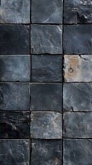 Fototapeta premium Slate tiles arranged in groups for backdrop and photo effects textures. photoshop textures. Ultra realistic. Photorealistic