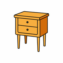 table isolated on white