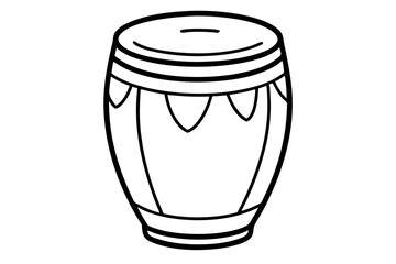 Conga line art illustration