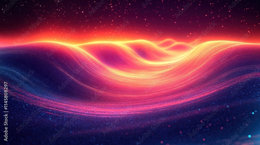 Poster abstract background design with lines seamless looped animatio