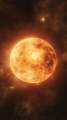 Obraz premium Unknown planet from outer space. space nebula. cosmic cluster of stars. outer space background. space background. Ultra realistic. Photorealistic