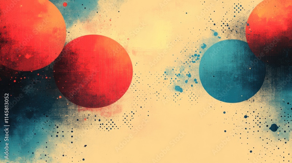Poster abstract background polka dot texture design modern pattern illustratio