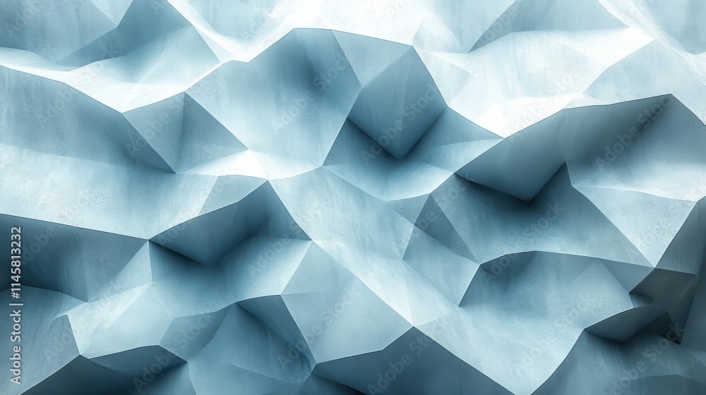 Poster abstract background polygonal design seamless looped animatio