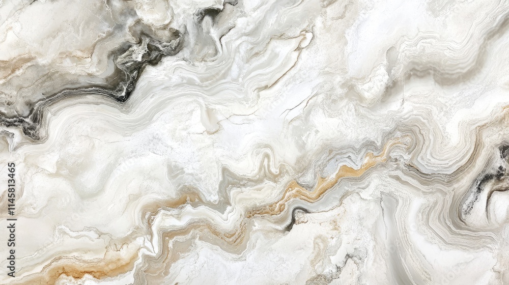 Poster elegant white marble texture with abstract swirling patterns and subtle hues perfect for backgrounds