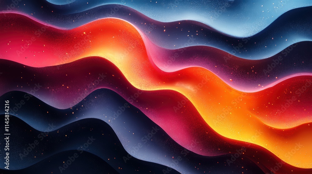 Aufkleber abstract background texture design modern pattern with liquid shape illustratio