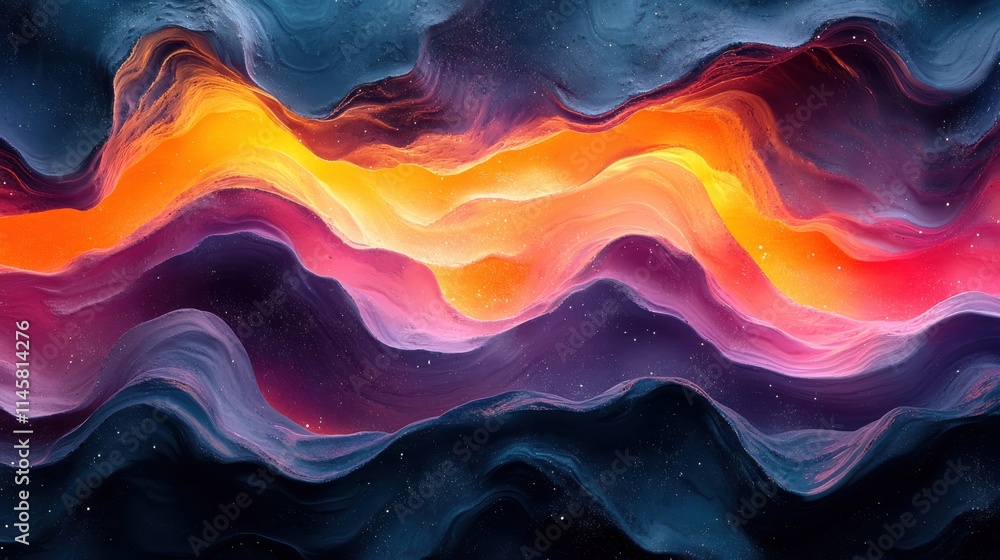Aufkleber abstract background texture design modern pattern with liquid shape illustratio