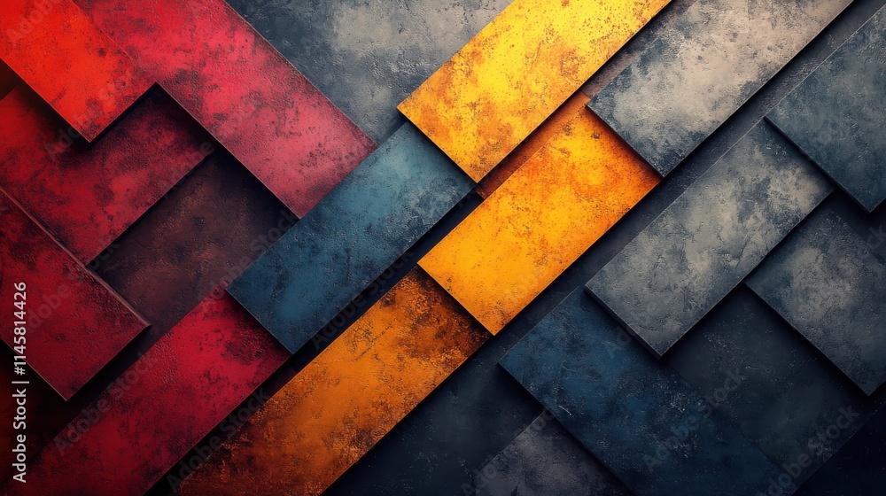 Poster abstract background texture design modern zigzag pattern illustratio