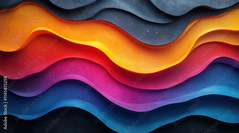 Aufkleber abstract background texture design with liquid shape modern pattern illustratio