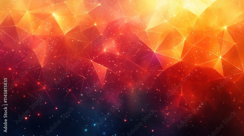 Poster abstract background triangulated texture design modern geometric pattern illustratio