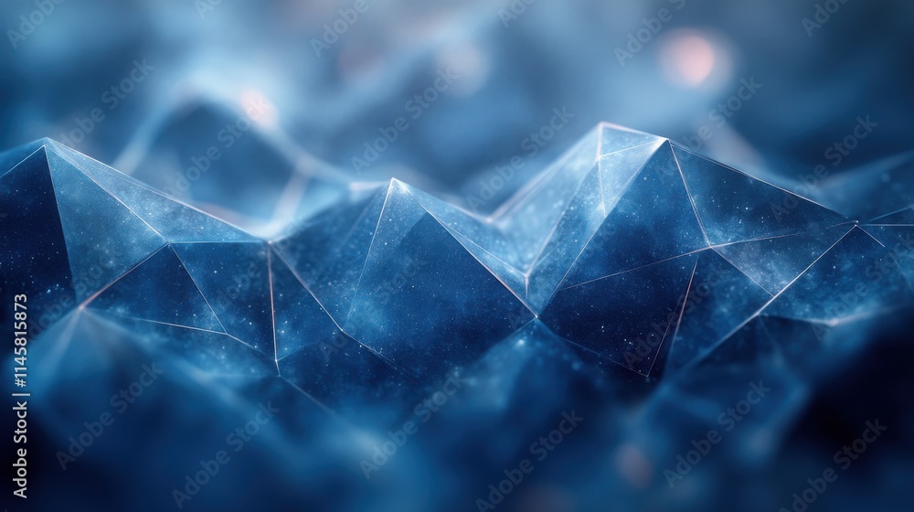 Poster abstract background triangulated texture design modern geometric pattern illustratio