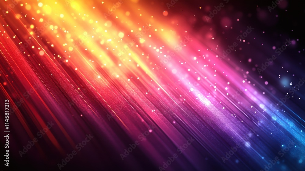 Poster abstract background with thin lines modern pattern illustratio