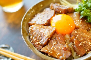 国産豚丼