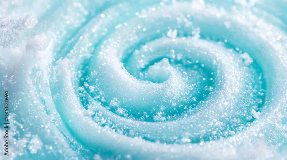 Poster turquoise air wind flow vector effect set. magic 3d fresh swirl with cold and frosty breath stream. 