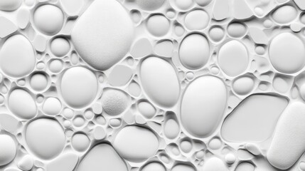 White stones texture with various shapes and sizes creating a natural abstract background for design and decorative purposes