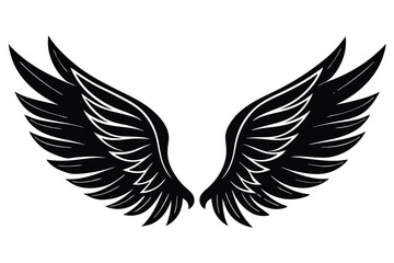 Angel Wings | isolated vector illustration on white background