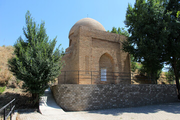 Tomb of Abraham Ata is located in the town of Sayram. The tomb was built in the 11th century.
