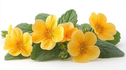 beautiful primrose flower clipart isolated on a white background primrose