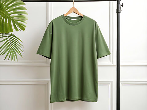 Flatlay t-shirt unisex cotton shirt blank for mockup