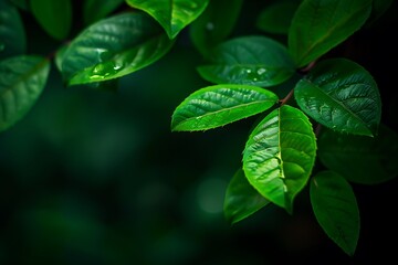 close up of a plant, Vibrant heart-shaped leaves in lush green foliage during daylight, Creative layout made of green leaves. Flat lay. Nature concept.


