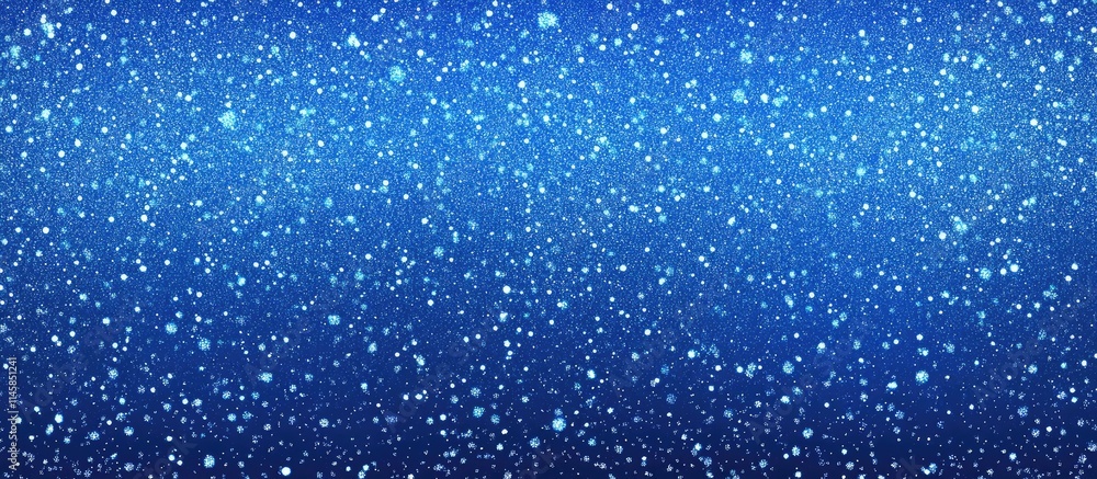 Poster vibrant blue glitter background with shimmering particles creating a festive and eye-catching atmosp