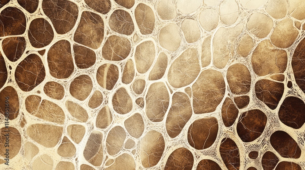 Poster elegant brown and beige snake skin pattern background with abstract texture for design and creative 