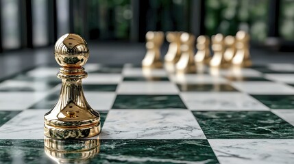 Chess game strategy indoor arena close-up photo modern environment unique perspective competitive spirit