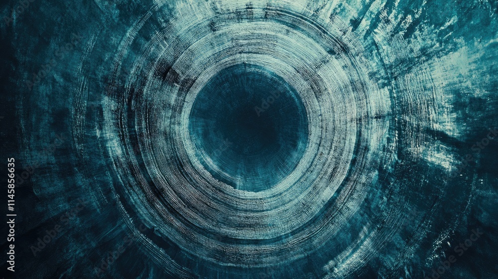 Poster abstract tree ring texture background with circular patterns and blue tones for artistic and design 