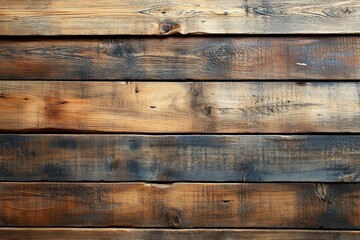 Obraz premium Rustic brown wooden planks background texture.