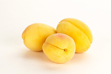 Ripe sweet juicy apricot heap