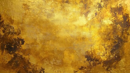 Elegant Gold Abstract Watercolor Texture for Background Design and Artistic Projects