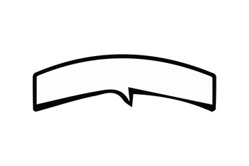 手書き　手描き　シンプルな吹き出し