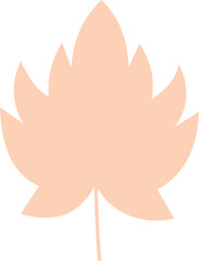 Abstract Plant And Leaves Element 