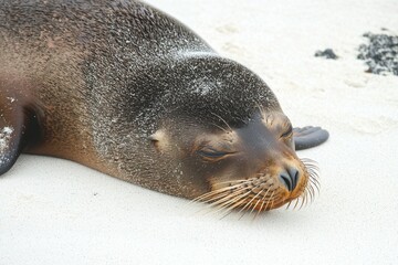 Galapagos Fur Seal on Beach